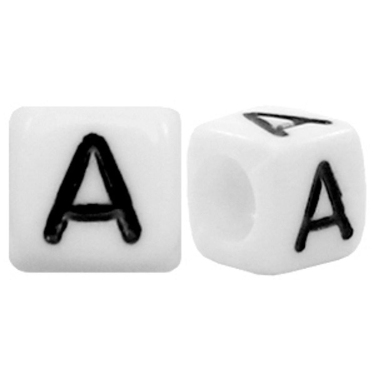 Sadingo Buchstabenperlen | 90 Stk. 6x6mm, eckige Perlen Sonderangebote