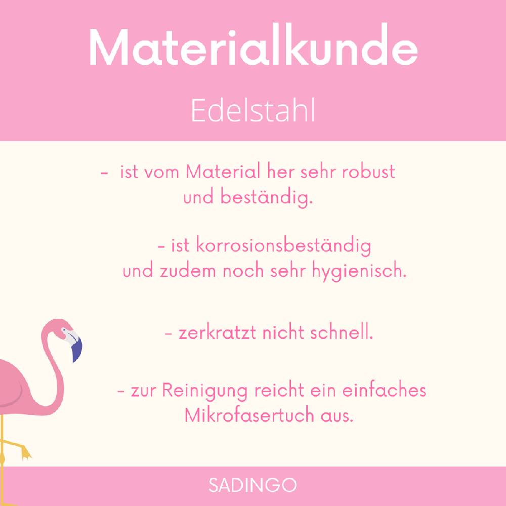 Sadingo Metallperlen | Edelstahl-Perlen in silber Kauf eins, bekomm eins gratis
