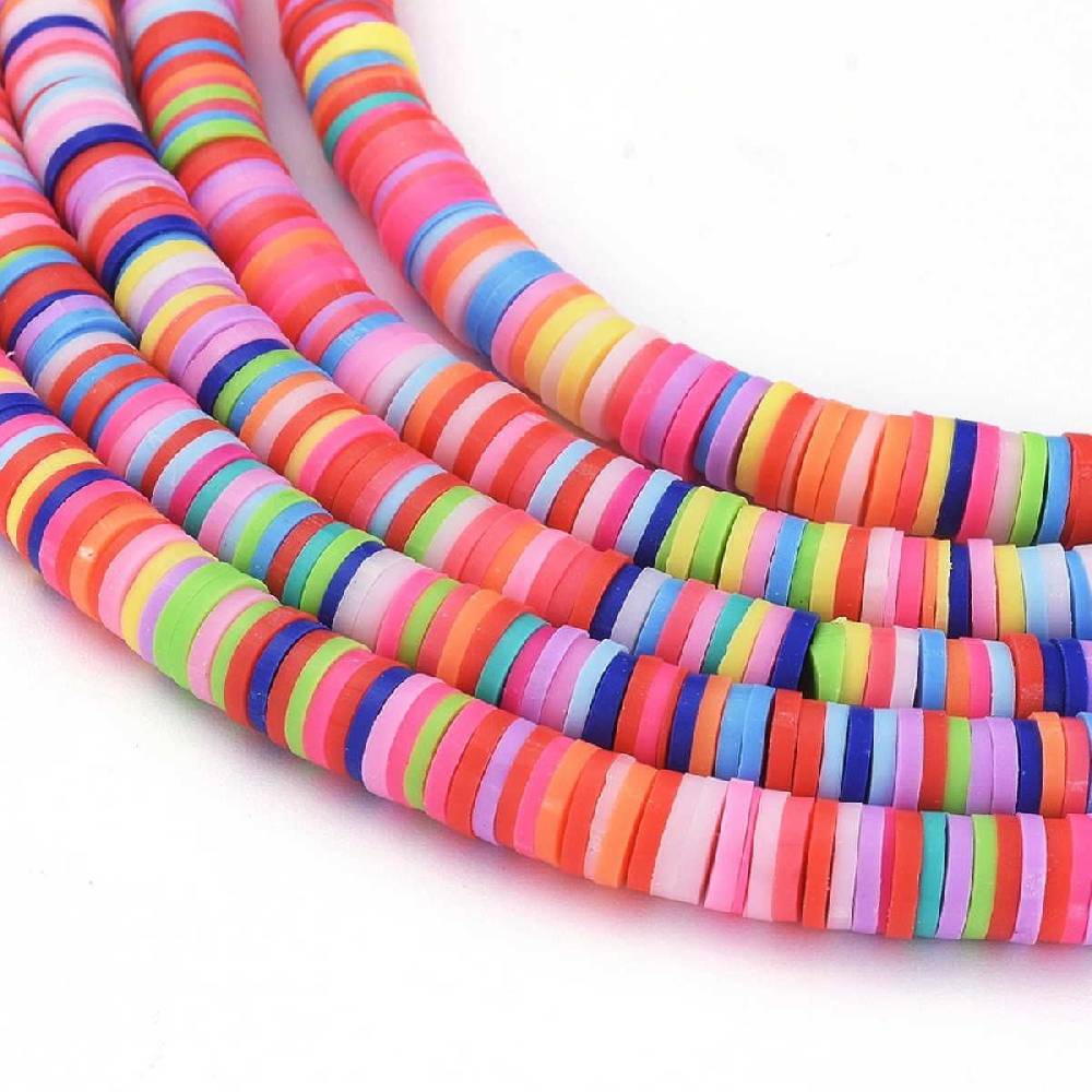 Sadingo Polymer Clay Perlen | 3900 Stk., 6mm, Katsuki Super Sparpreis