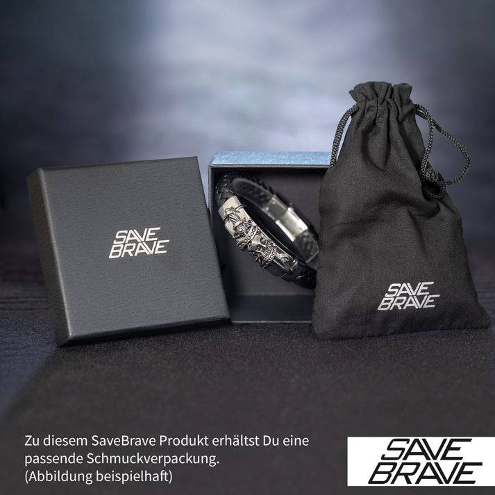 Save Brave Halskette Julius mit Anhänger Kreuz Kauf eins, bekomm eins gratis