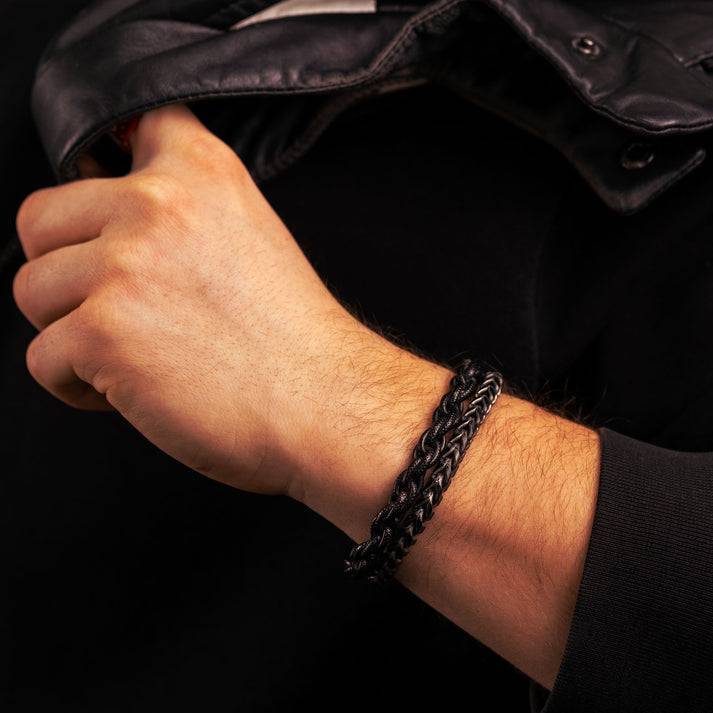Save Brave Gliederarmband Justin aus Edelstahl Zeitlich begrenztes Angebot