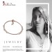 Silberdream SilberDream Armband Ringe 925 Silber rosévergoldet Damen 18cm - 21cm SDA1188E Kauf eins, bekomm eins gratis
