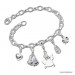 Silberdream SilberDream 925 Sterling Silber Charm Bettelarmband 20cm FC0103 Bis zu 50% Rabatt
