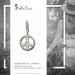 Silberdream SilberDream 925 Silber Charm Peace Armband Anhänger FC249W Online Shopping