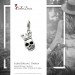 Silberdream SilberDream Charm Totenkopf mit Krone 3D 925er Armband Anhänger FC694 Exklusivangebot