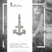 Silberdream SilberDream Charm Anker 925 Sterling Silber Armband Anhänger FC3146 Saisonschlussverkauf
