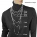 Silberdream SilberDream Collier Kette gedreht Rose vergoldet 925 Silber 45cm SDK22145E Osterangebot