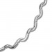 Silberdream SilberDream Collier Kette Welle 925 Sterling Silber 44,5cm Halskette SDK448J Jubiläumsangebot