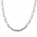 Silberdream SilberDream Collier Kette Wave 925er Silber 45,5cm Damen Halskette SDK477J Blitzangebot