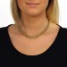 Silberdream SilberDream Collier Kette Geflecht vergoldet Damen ca. 45cm SDK22045Y Neueste Stile