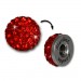 Silberdream Glitzerkugel rot für Sterlinx London Shamballa Armband SHB00R Kostenloser Versand international