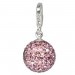 Silberdream SilberDream Glitzer Charm Kugel flieder Zirkonias GSC204 Rabatte dieses Monats