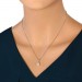 Silberdream SilberDream Halskette Süßwasser Perle weiß Zirkonias 925 Silber Damen SDK1508W Preisnachlass