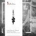 Silberdream SilberDream Glitzer Charm Schlange schwarz Zirkonia Kristalle GSC585S Neueste Stile
