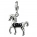 Silberdream SilberDream Glitzer Charm Pferd schwarz Zirkonia Kristalle Anhänger GSC570S Letzte 2 Tage