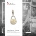 Silberdream SilberDream 925 Charm Tasche weiß Armband Anhänger FC3030W 50% Rabatt mit kostenlosem Versand