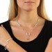 Silberdream SilberDream Collier Kette Wave 925 Silber 45cm Halskette SDK410 Valentinstagsangebot