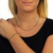 Silberdream SilberDream Collier Kette Fantasie schwarz 925 Silber Damen 45cm SDK21745S Sonderangebote