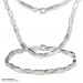 Silberdream SilberDream Collier oval matt Kette 925 Silber 45cm Halskette SDK403 Clearance-Verkauf