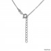 Silberdream SilberDream Halskette mit Anhänger Herzen 44cm - 47cm 925er Silber SDK50644J Outlet