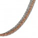 Silberdream SilberDream Collier Kette gedreht rose vergoldet und 925 Silber 45cm SDK23345T Fabrik Onlineshop