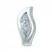 Silberdream SilberDream Creole Leaf Zirkonia weiß 925 Sterling Silber Damen SDO4356W Cyber Monday