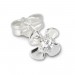 Silberdream SilberDream Ohrringe Blume weiß 925 Silber Ohrstecker SDO508W Osterangebot