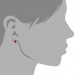 Silberdream SilberDream Ohrstecker Blatt orange 925er Glitzer Kristalle GSO602O Muttertagsangebot