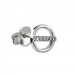 Silberdream SilberDream Glitzer Ohrstecker Rund Zirkonia weiß 925 Silber Ohrring GSO509W Kauf eins, bekomm eins gratis