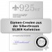 Silberdream SilberDream Creole Triple Zirkonia weiß 925 Sterling Silber Damen SDO4367W Tiefpreis