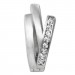 Silberdream SilberDream Creole Lines Zirkonia weiß matt 925 Sterling Silber Damen SDO4409W Super Sparpreis