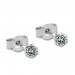 Silberdream SilberDream Ohrstecker 3er Set Zirkonia weiß 925 Silber Ohrring SDS813W Vierteljährliche Förderung