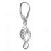Silberdream SilberDream Ohrhänger Twisted diamantiert 925er Silber Damen Ohrring SDO4319J Super Rabatt