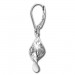 Silberdream SilberDream Ohrhänger Twisted diamantiert 925er Silber Damen Ohrring SDO4319J Super Rabatt