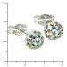 Silberdream SilberDream Ohrstecker Halbkugel kristall Glitzer Kristalle GSO221Z Kostenloser Versand international
