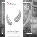 Silberdream SilberDream Ear Cuff Flügel Zirkonia Ohrringe Ohrklemme 925 Silber GSO410W Speichern exportieren