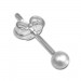 Silberdream SilberDream Ohrringe Kugel 3mm matt 925er Silber Ohrstecker SDO5543 2025