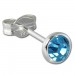 Silberdream SilberDream Ohrring Zirkonia hellblau 4mm 925 Silber Ohrstecker SDO5534H Meist gekauft
