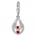 Silberdream SilberDream Ohrhänger Glamour Zirkonia rot Ohrring 925 Silber SDO522R Online Shopping