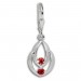 Silberdream SilberDream Ohrhänger Glamour Zirkonia rot Ohrring 925 Silber SDO522R Online Shopping