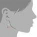 Silberdream SilberDream Ohrhänger Glamour Zirkonia rot Ohrring 925 Silber SDO522R Online Shopping