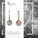 Silberdream SilberDream Glitzer Ohrringe 925 Zirkonias Blume pink GSO301 Vatertagsangebot