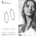 Silberdream SilberDream Creole Diamantschliff 6cm 925 Sterling Silber Damen Ohrring SDO67366 Heißer Verkauf