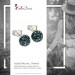 Silberdream SilberDream Ohrstecker Halbkugel blau 925er Glitzer Kristalle GSO217B Exklusive Angebote