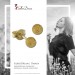 Silberdream SilberDream Ohrstecker vergoldet Kugel 3mm diamantiert 925er Ohrring SDO9513Y Blitzangebot