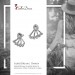 Silberdream SilberDream Ohrstecker Dangle Ear Cuff Zirkonia weiß 925 Silber Ohrringe GSO438W Bestseller