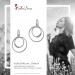 Silberdream SilberDream Ohrhänger Doppelringe 925 Sterling Silber Damen Ohrringe SDO6700J Wochenangebot