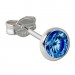 Silberdream SilberDream Ohrring Zirkonia blau 5mm 925 Silber Ohrstecker SDO5535B Begrenzte Freigabe
