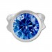 Silberdream SilberDream Ohrring Zirkonia blau 5mm 925 Silber Ohrstecker SDO5535B Begrenzte Freigabe