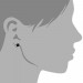 Silberdream SilberDream Ohrringe Blume 6mm Zirkonia schwarz Silber Ohrstecker SDO736S Letzter Tag